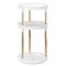 mDesign Spinning 3-Tier Lazy Susan 360 Makeup Organizer Tower